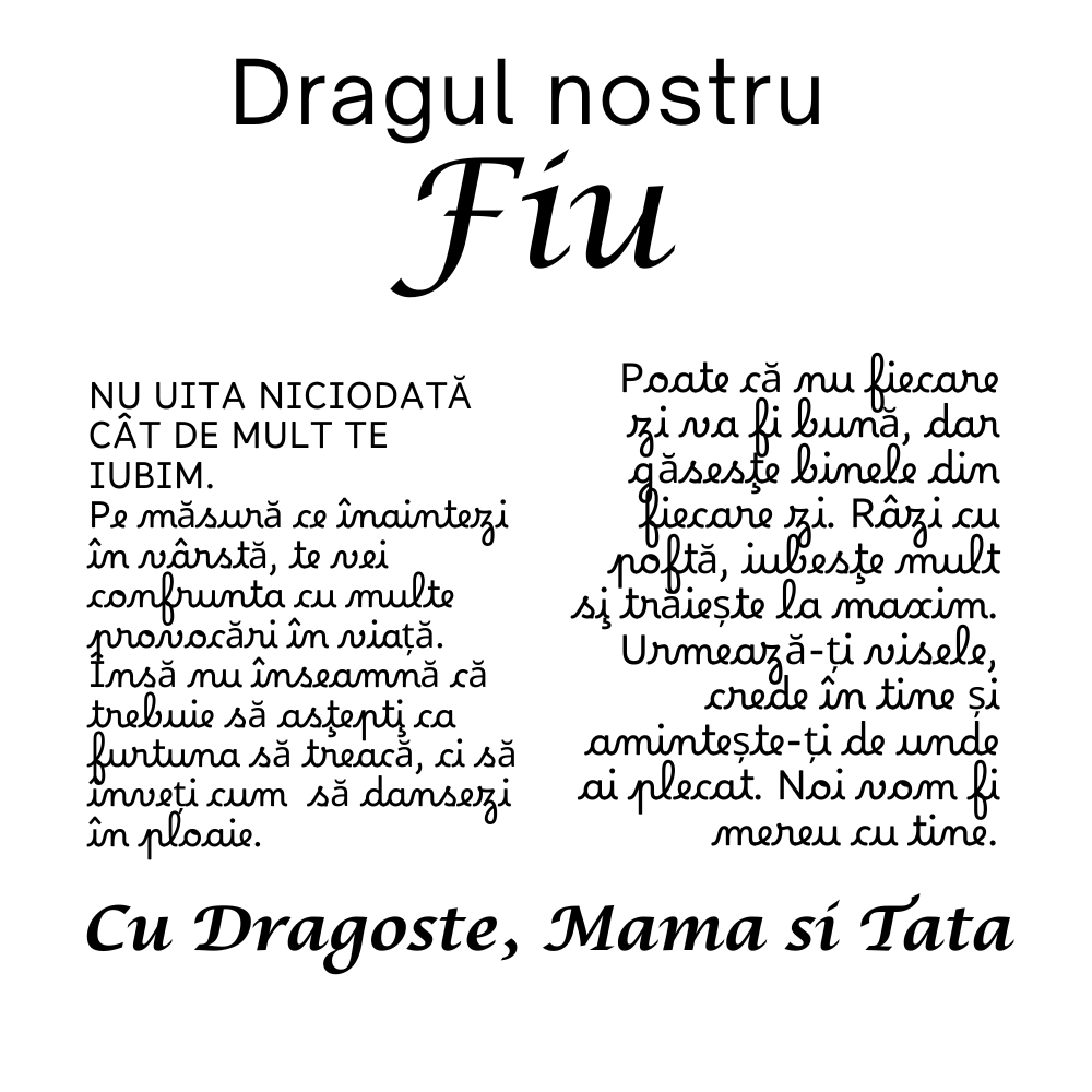 Cadou Pentru Fiul nostru - Lantisor Cuban Link