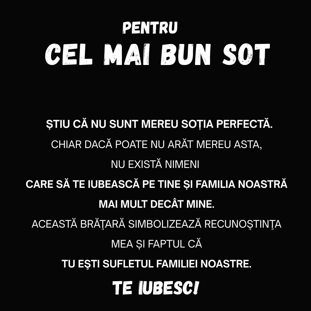 Cadou Pentru Sotul meu  drag   - Lantisor Cuban Link