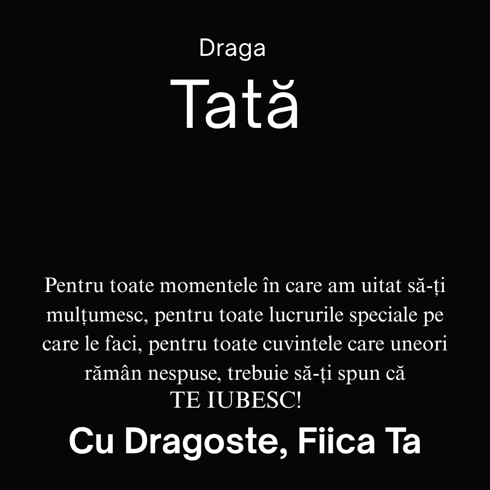 Cadou Pentru tata  - Lănțișor Cruce