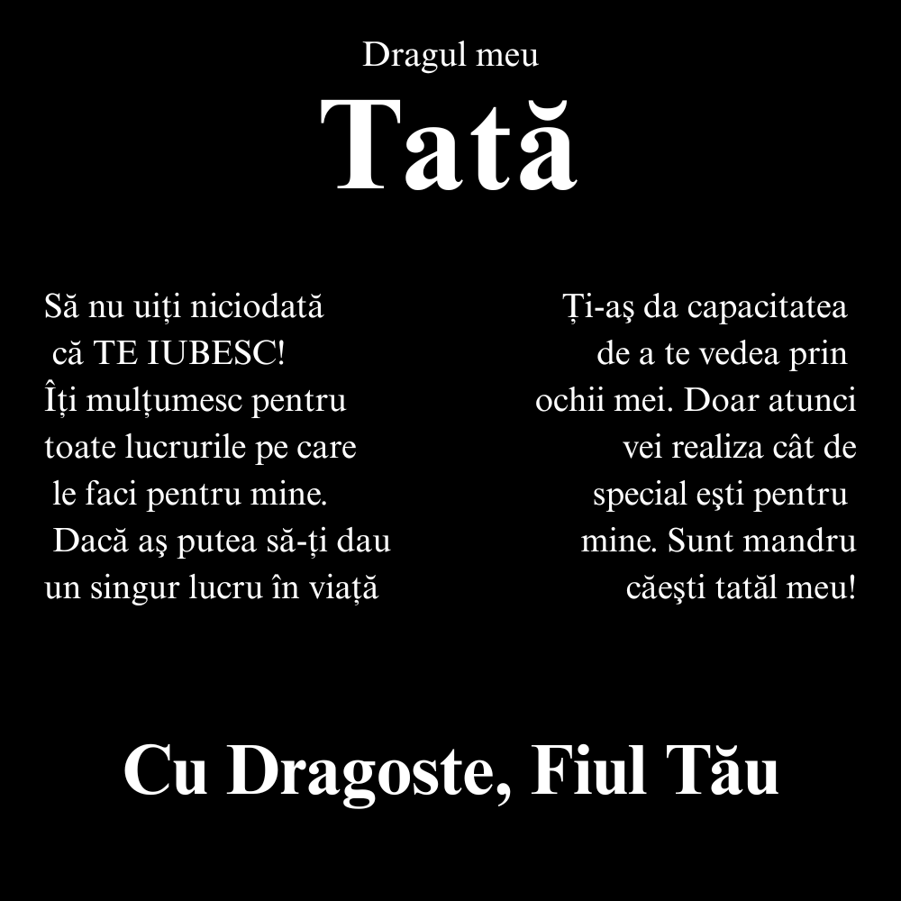 Cadou pentru dragul meu  tata - Lantisor Cuban