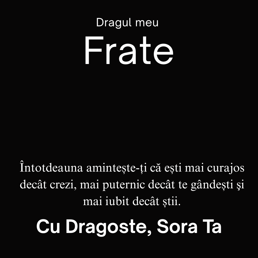 Cadou Pentru fratele meu- Lănțișor Cruce