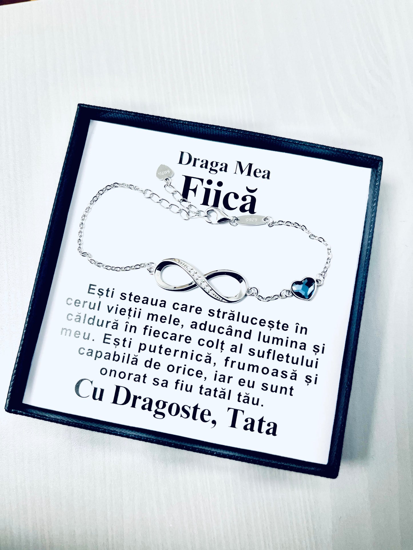 Draga Mea Fiică-Brățară Infinite Love