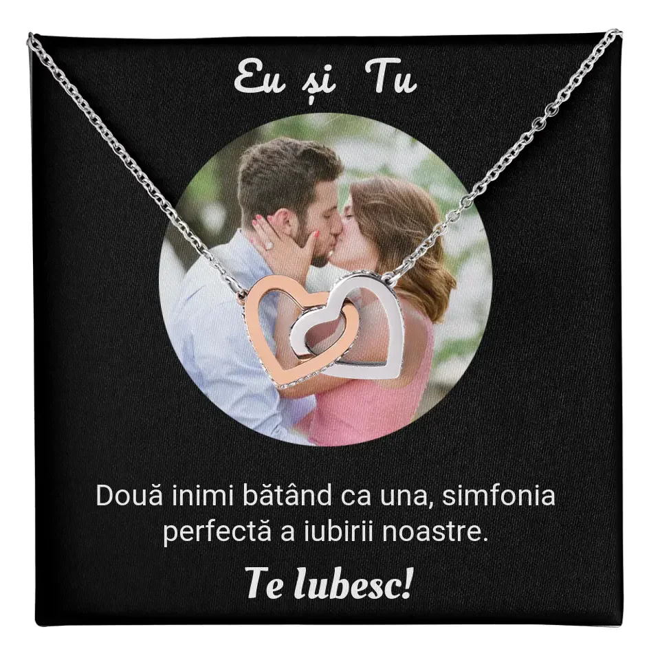 Personalized Silver Necklace with Photo and Unique Message