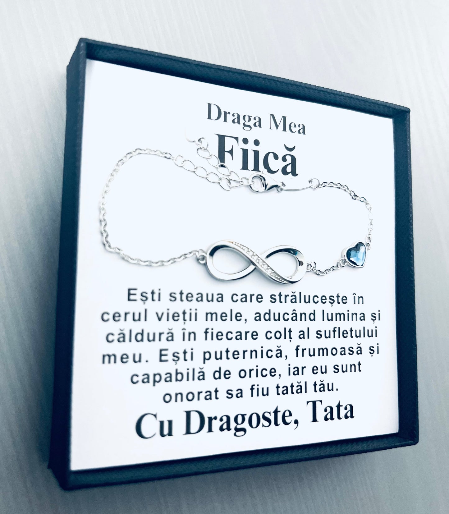 Draga Mea Fiică-Brățară Infinite Love