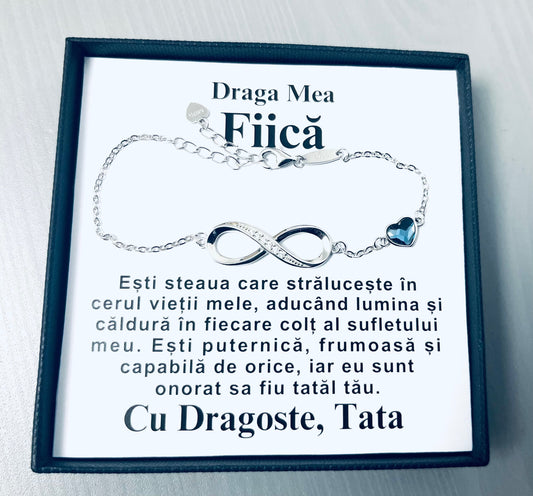 My Dear Daughter-Infinite Love Bracelet