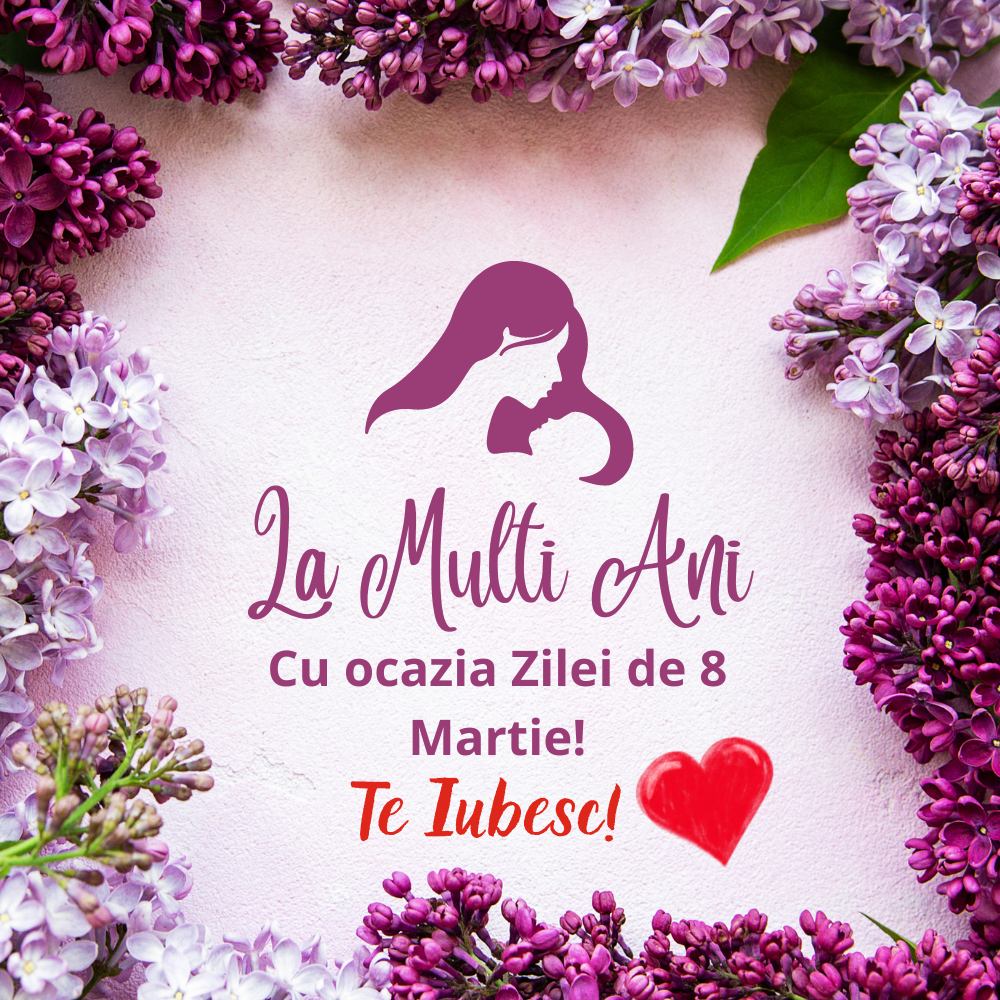 Colier pentru Mama- Inimi Pereche Card 8 Martie