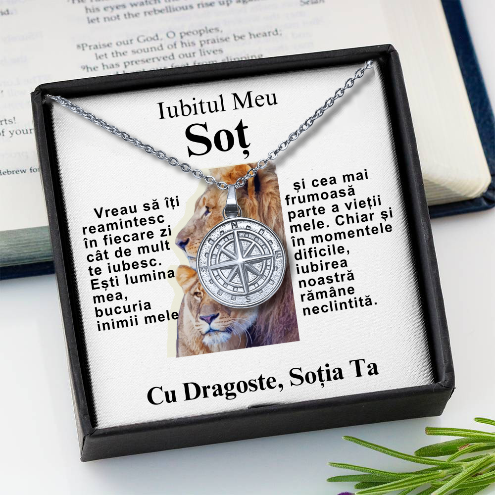 Iubitul Meu Soț- Lănțișor Compass