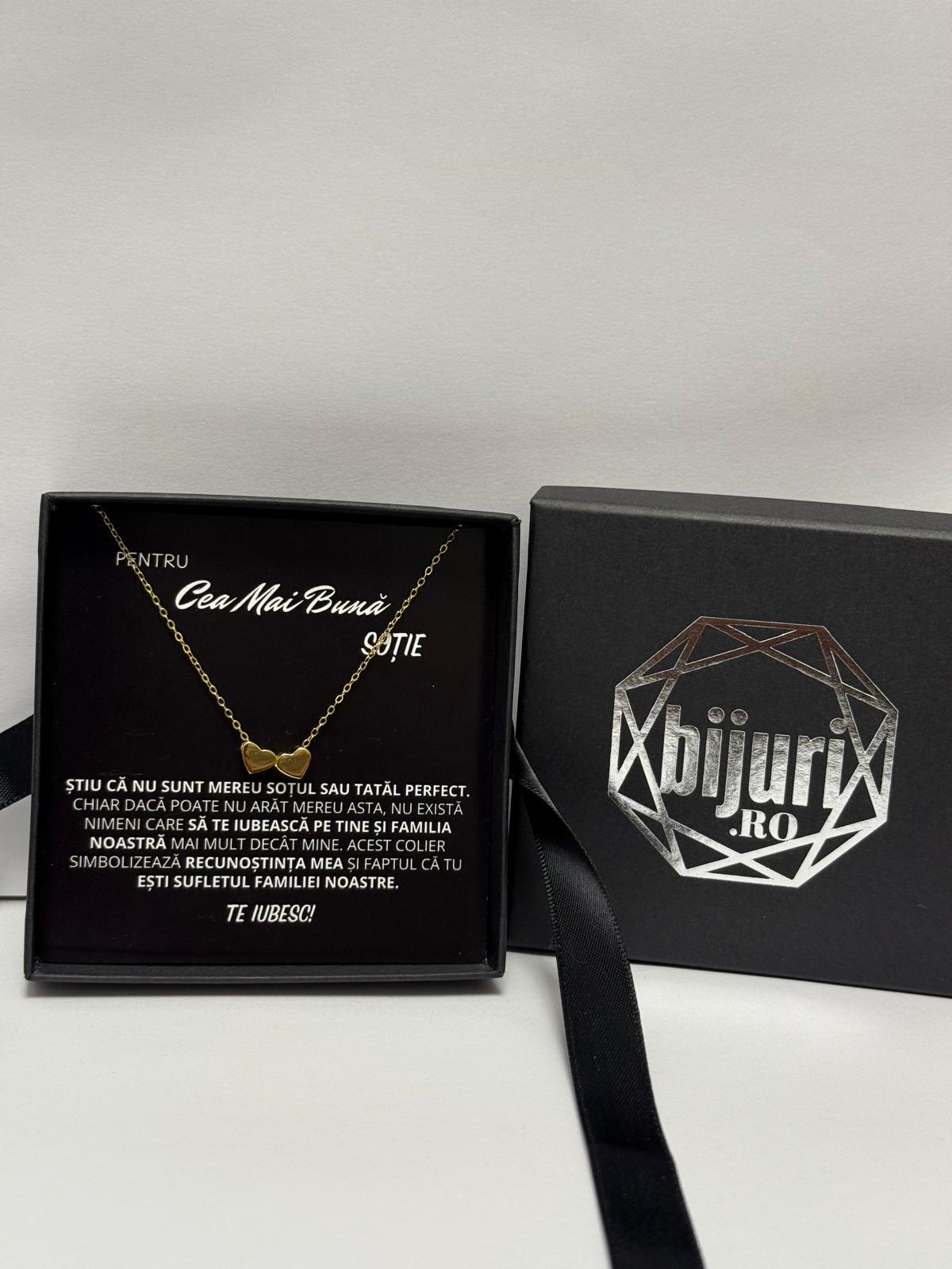 Wife Gift - Gold Heart Necklace