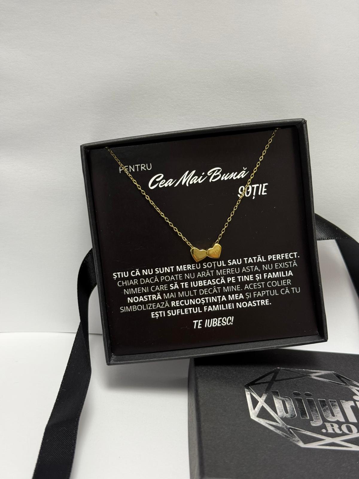 Wife Gift - Gold Heart Necklace