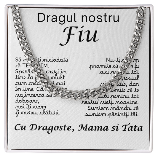 For our dear son - Cuban Link Necklace