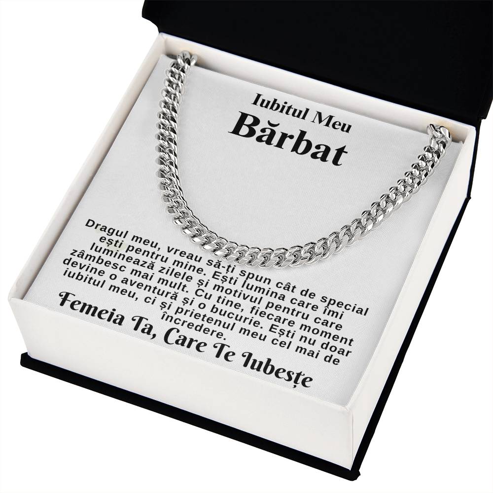 Iubitul Meu Bărbat- Lantisor Cuban Lover