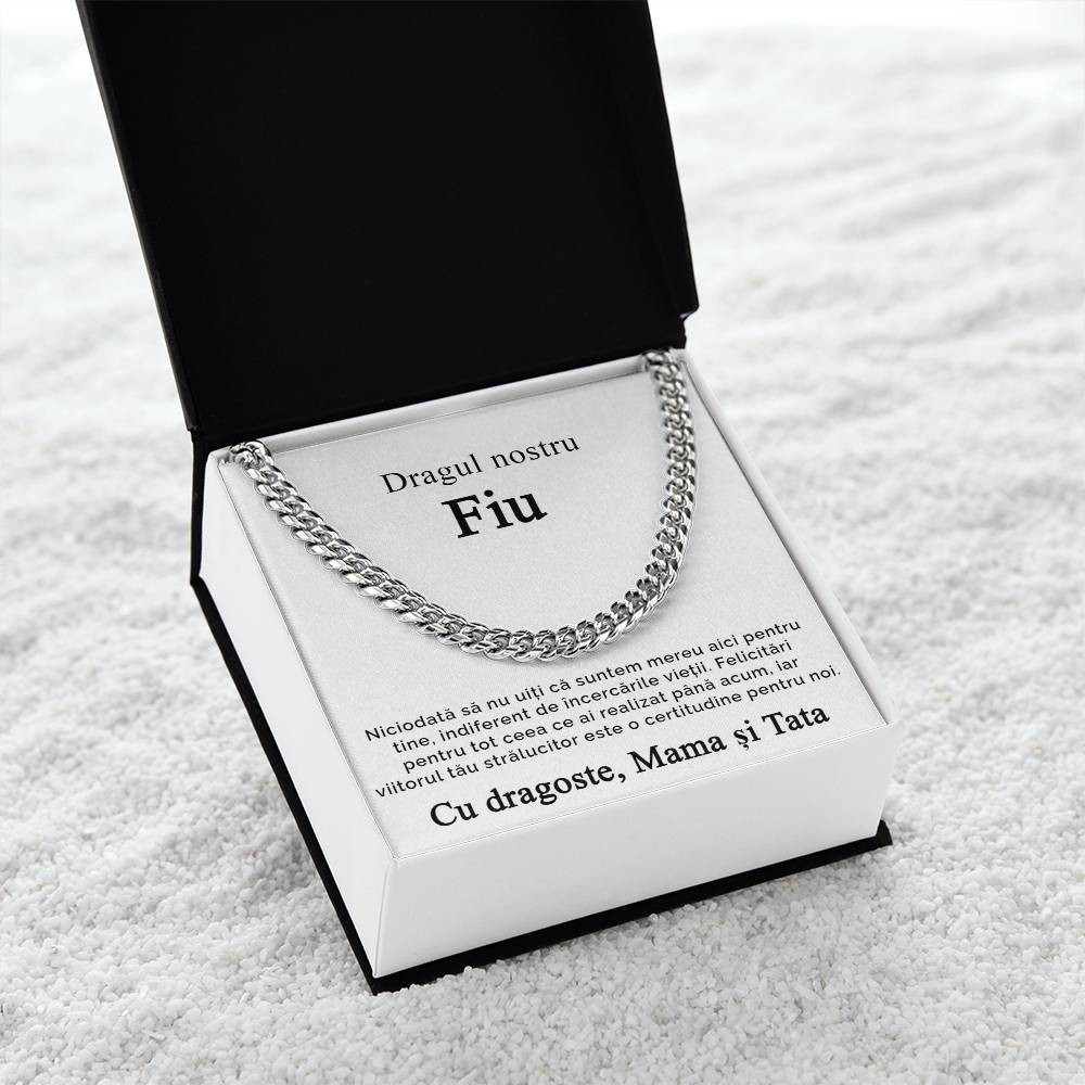 Dragul nostru fiu - Lantisor Cuban Link
