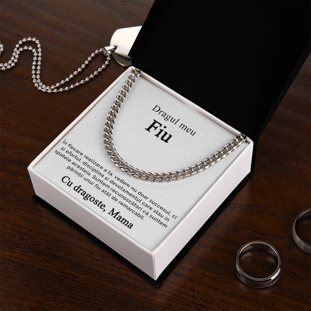 From mother to son - Cuban Link Necklace