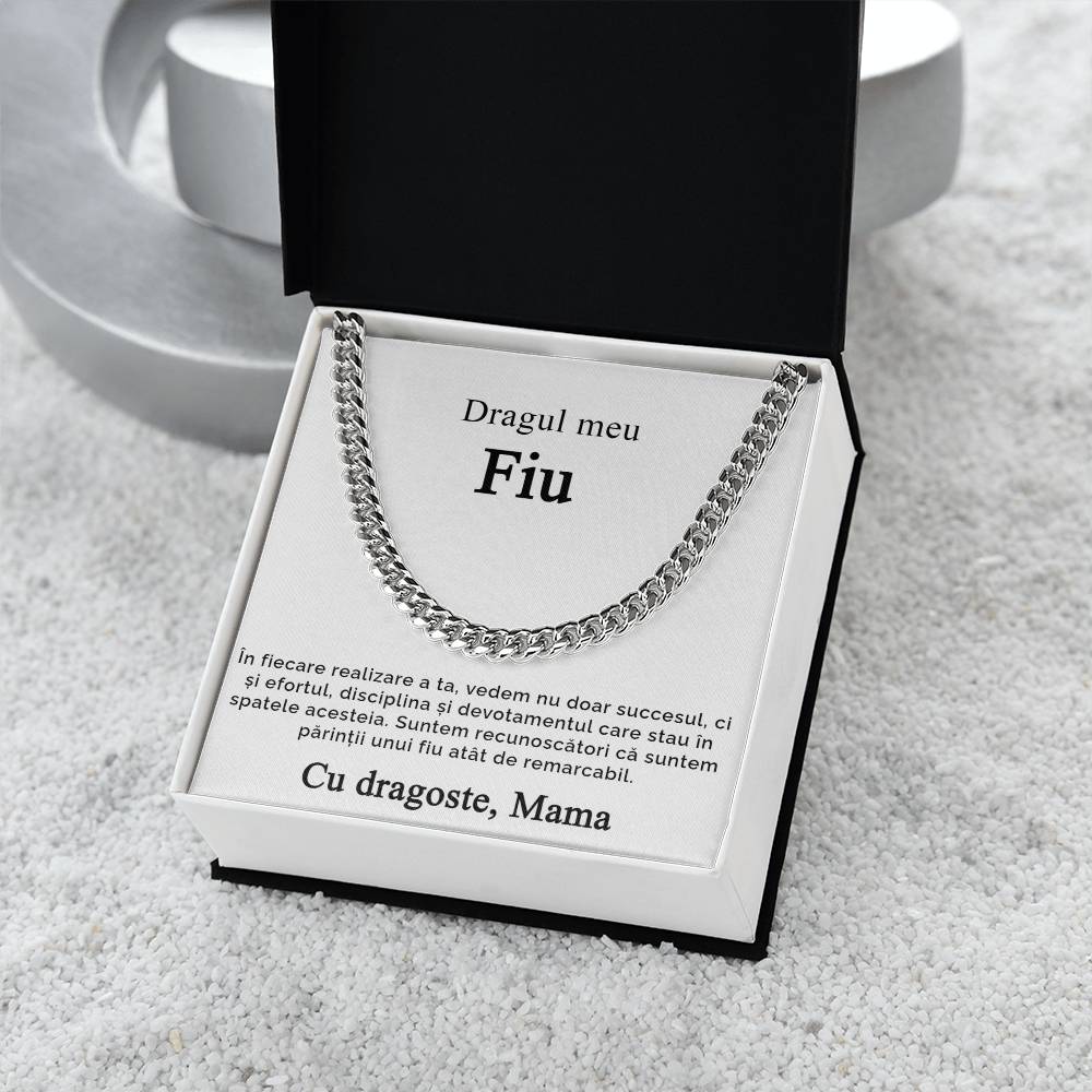 From mother to son - Cuban Link Necklace