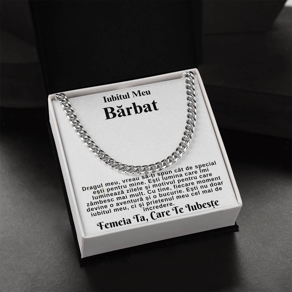 Iubitul Meu Bărbat- Lantisor Cuban Lover