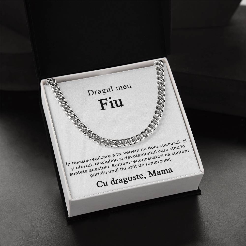 From mother to son - Cuban Link Necklace