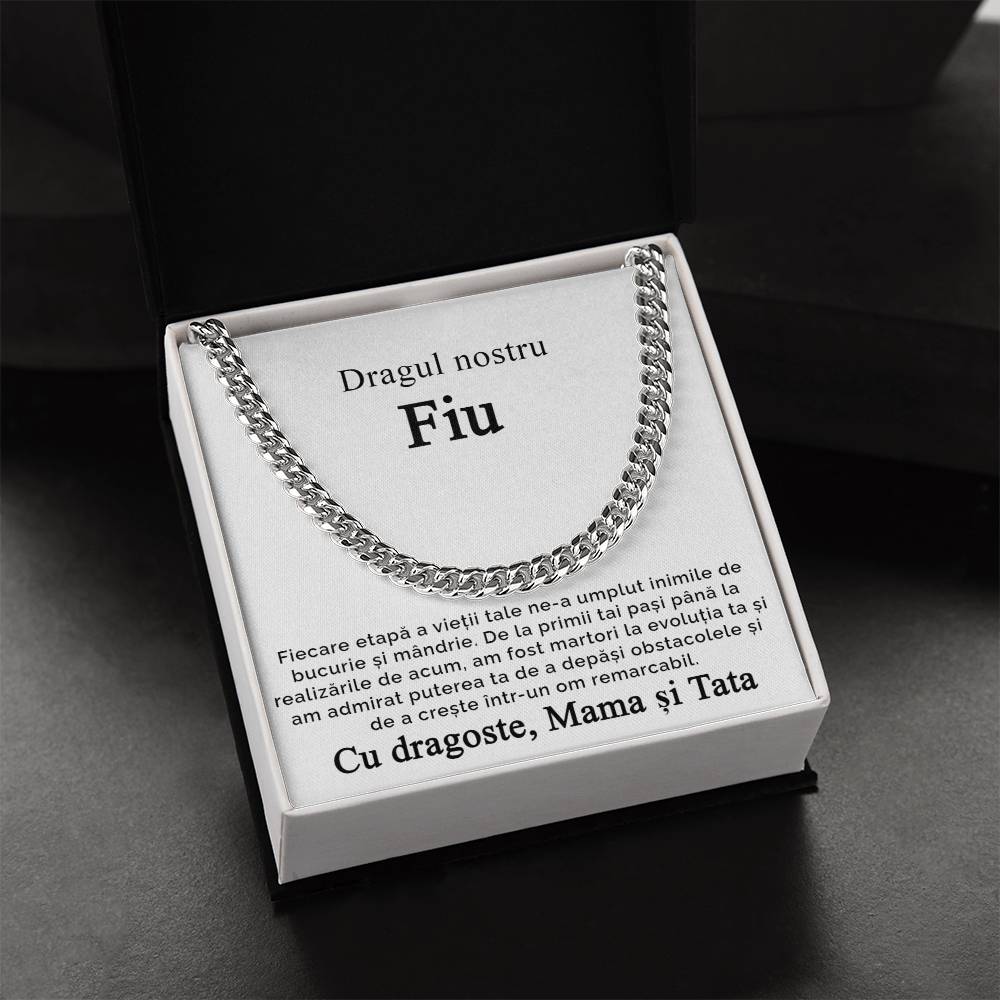 Our dear son - Cuban Link Necklace