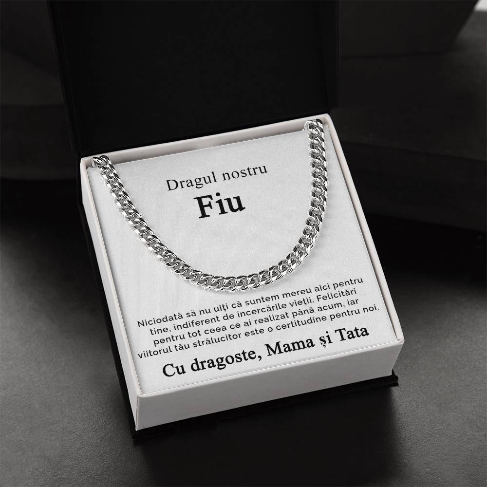 Dragul nostru fiu - Lantisor Cuban Link