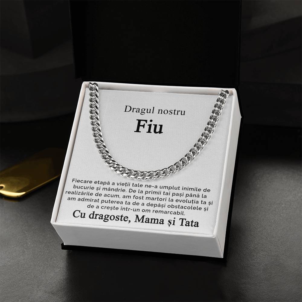 Our dear son - Cuban Link Necklace