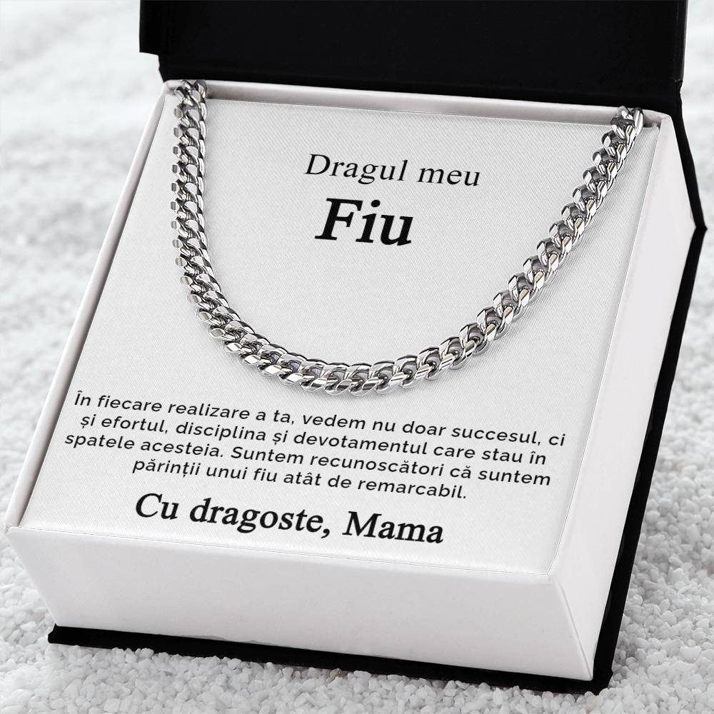 From mother to son - Cuban Link Necklace