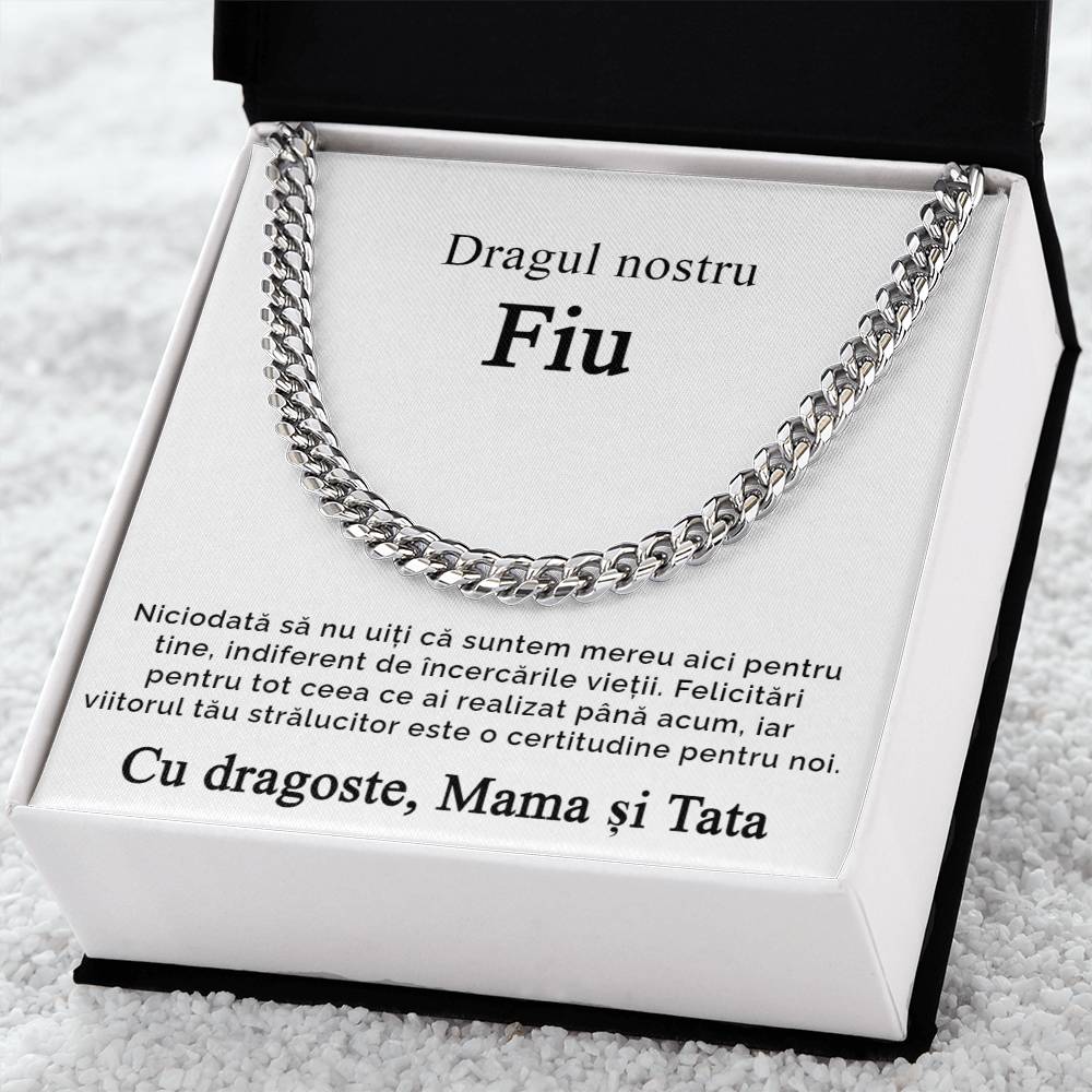 Dragul nostru fiu - Lantisor Cuban Link