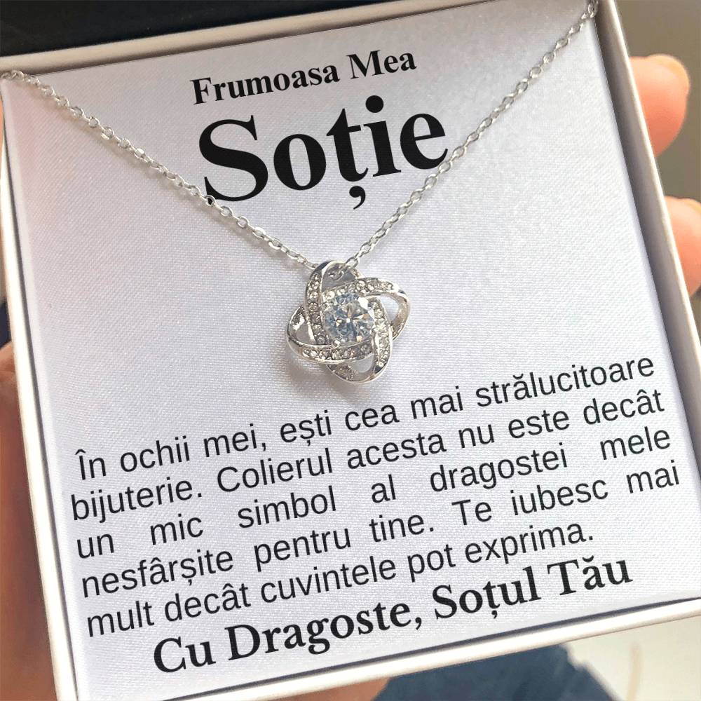 My Beautiful Wife - Love Knot Forever Necklace