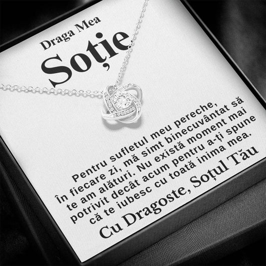 My Dear Wife - Love Knot Forever Necklace