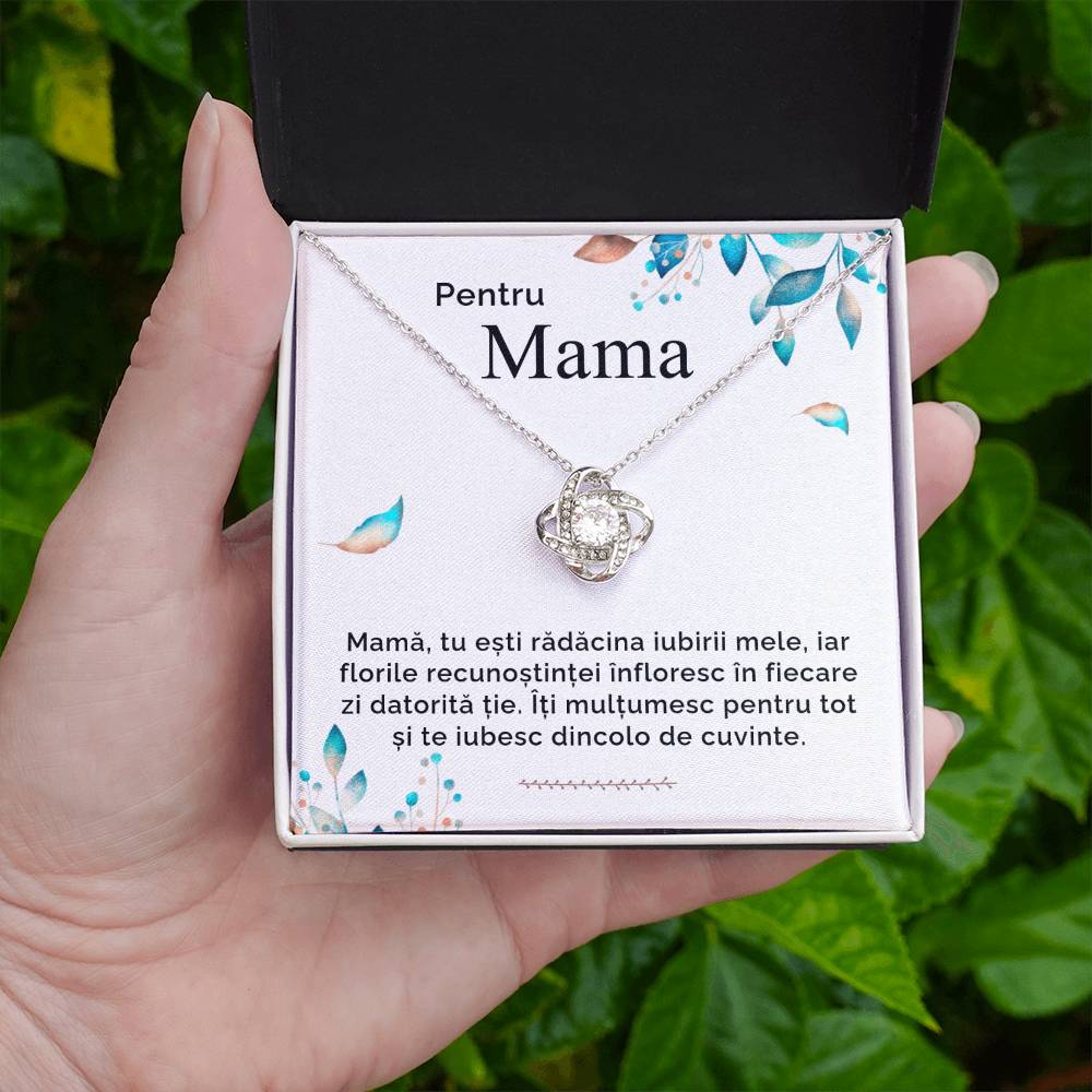 Pentru mama - Colier Love Knot