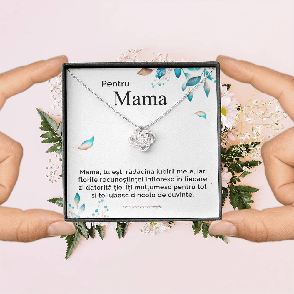 Pentru mama - Colier Love Knot
