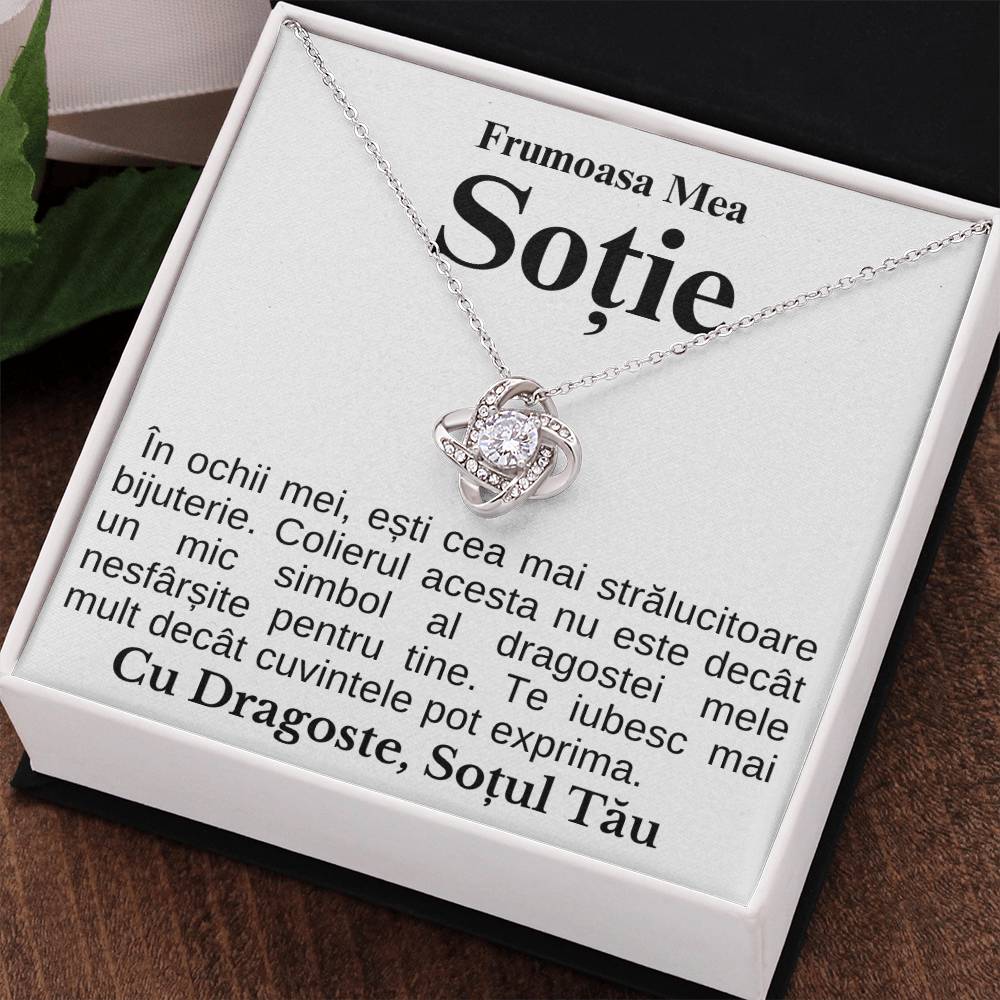 My Beautiful Wife - Love Knot Forever Necklace