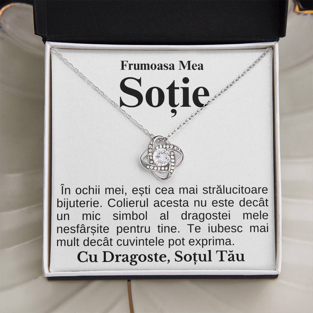 My Beautiful Wife - Love Knot Forever Necklace