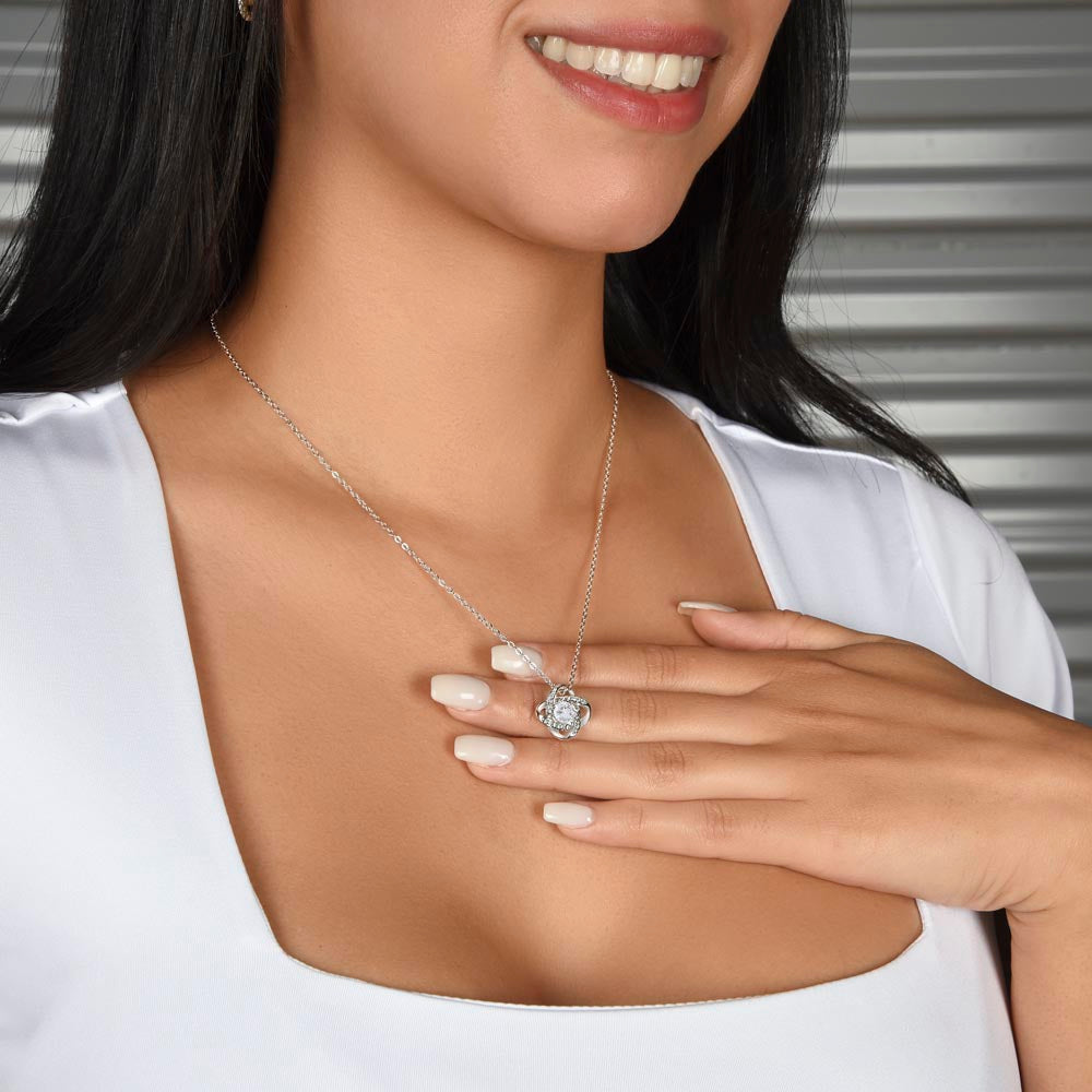 For my wife. Love Knot Necklace