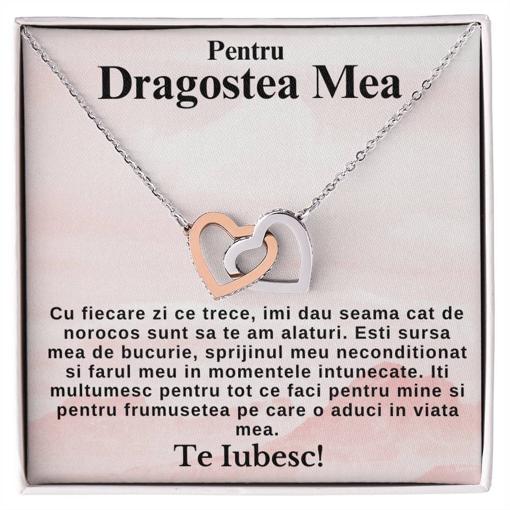 My Love – Pair of Hearts Necklace