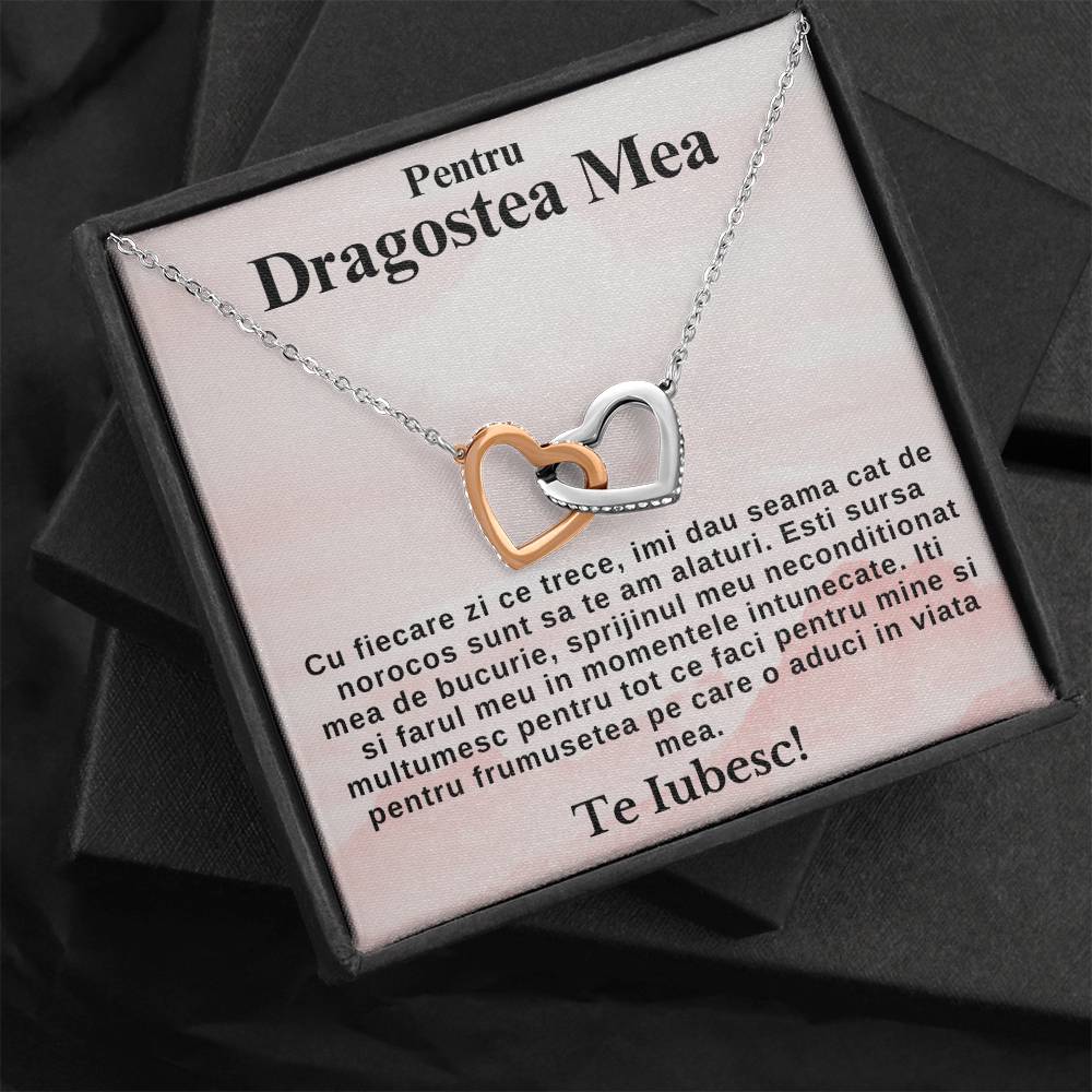 My Love – Pair of Hearts Necklace
