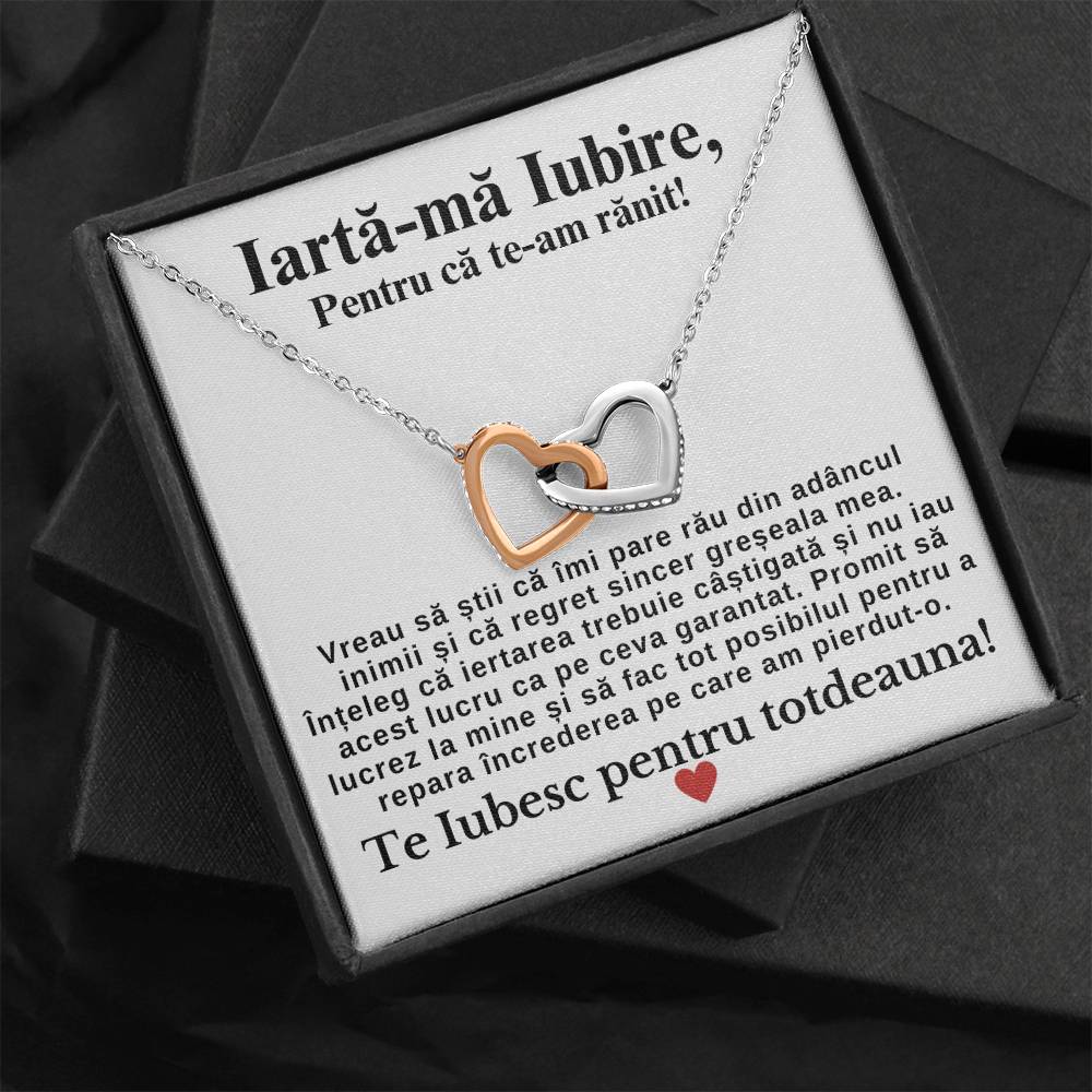 My Dear Lover - Forgiveness Pair Hearts Necklace