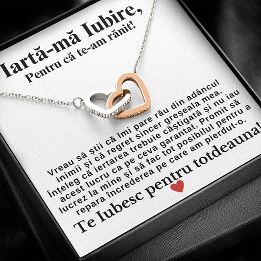 My Dear Lover - Forgiveness Pair Hearts Necklace