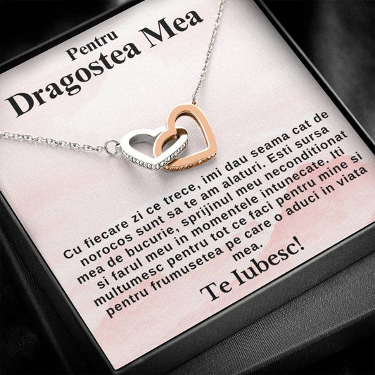 My Love – Pair of Hearts Necklace