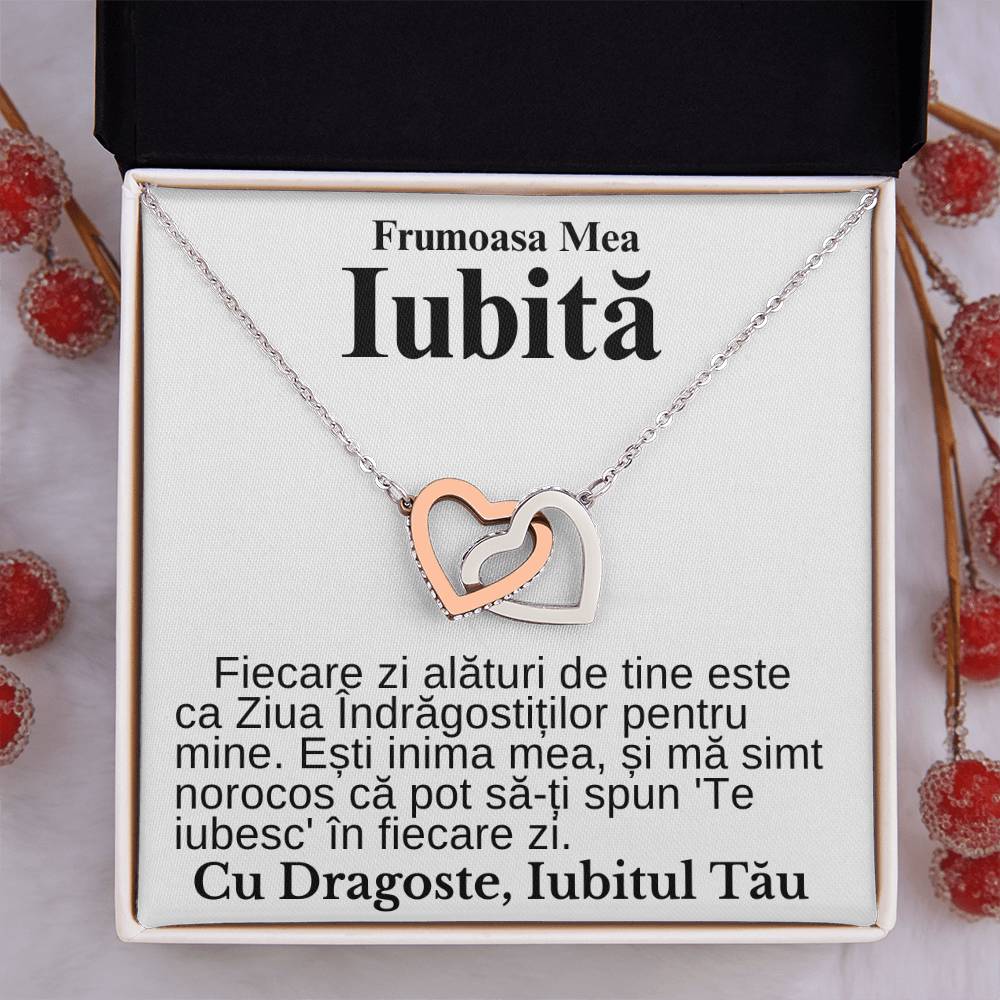 My Beautiful Lover - Forever Pair Hearts Necklace