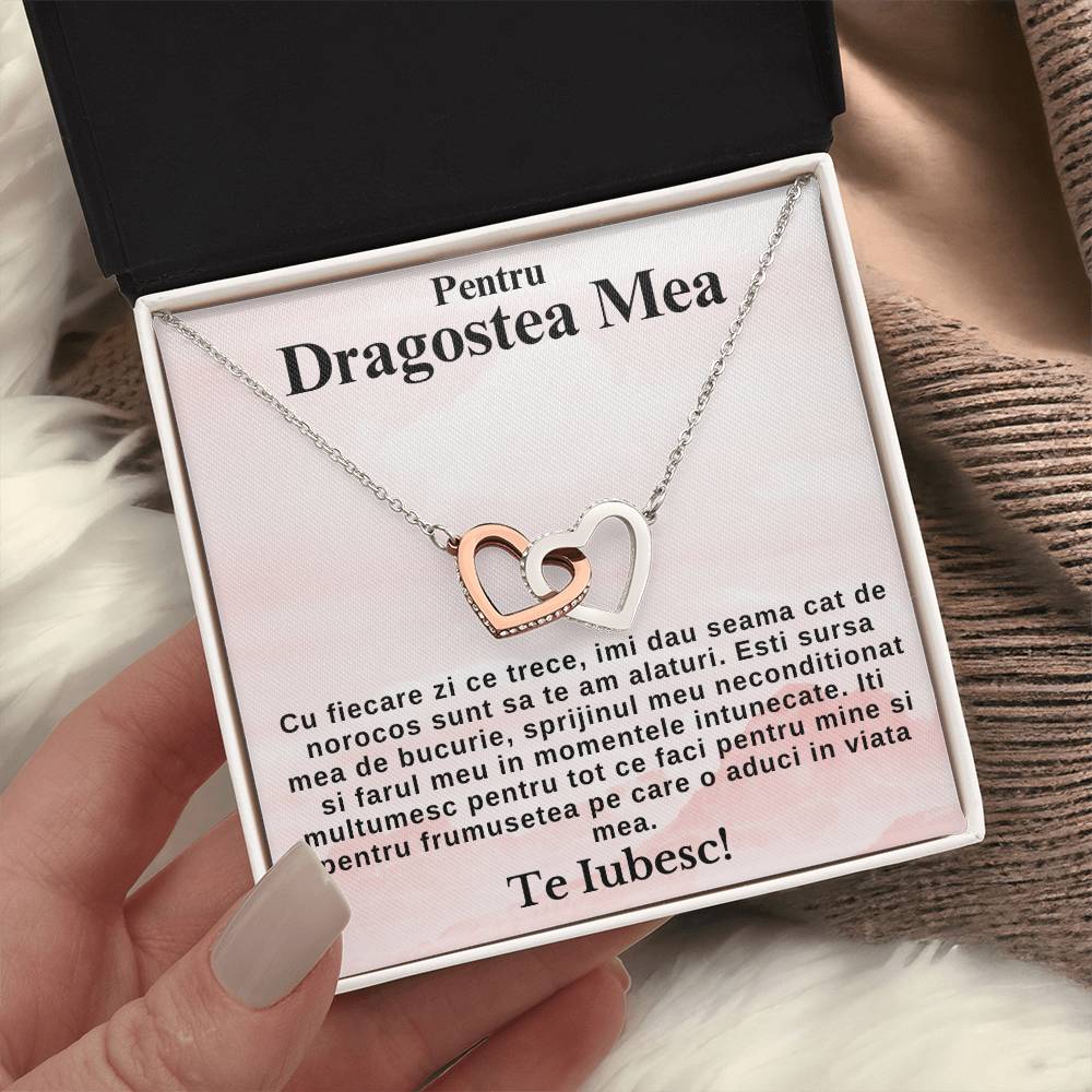 My Love – Pair of Hearts Necklace