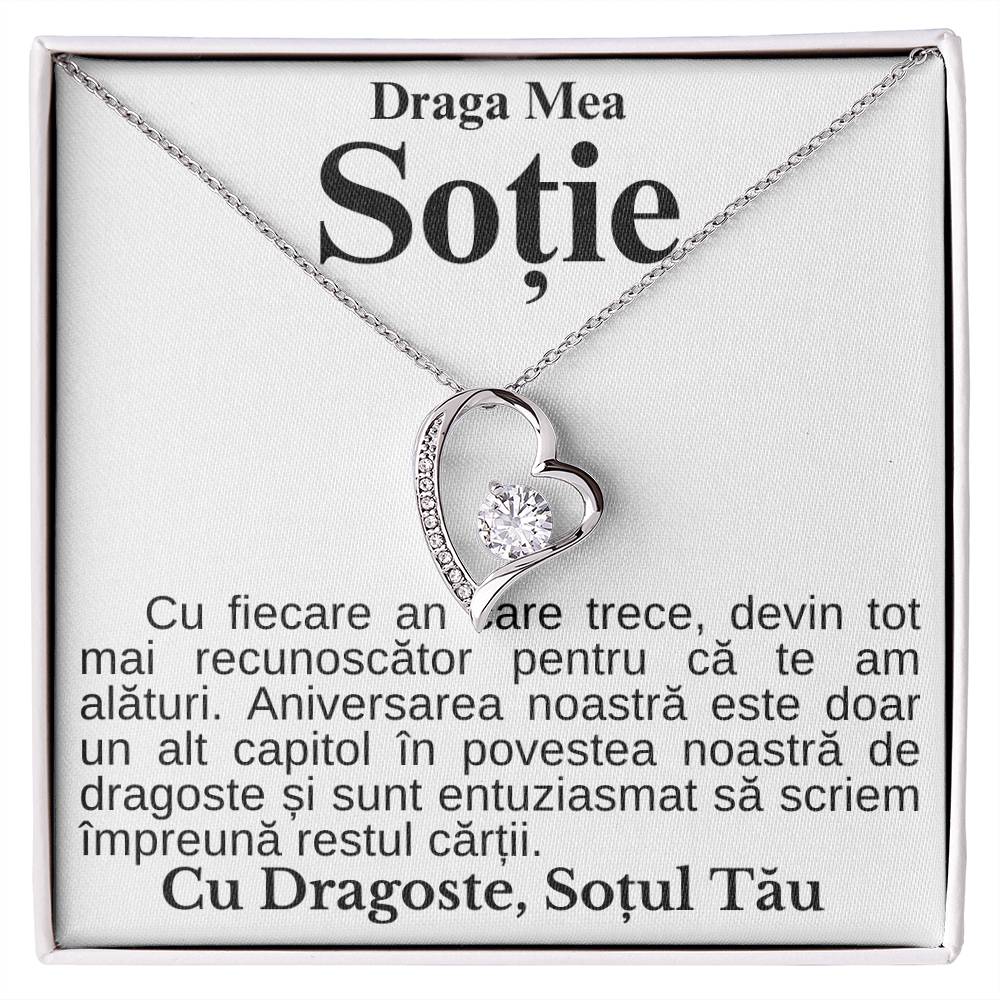 Draga Mea Soție-Colier Heart Diamond