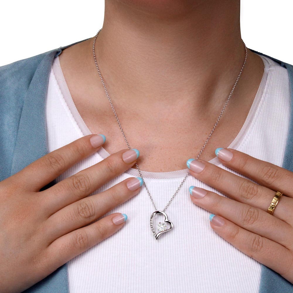 Draga Mea Fiică- Colier Heart Love