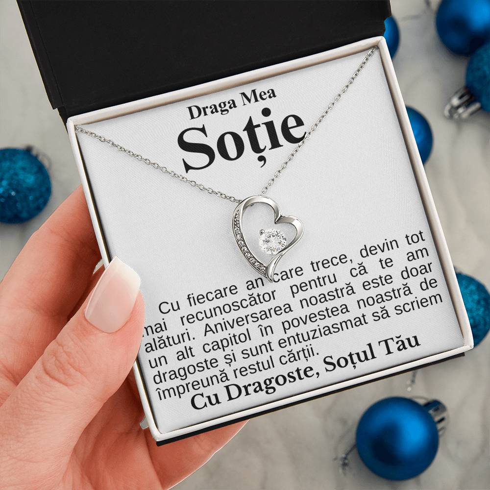 Draga Mea Soție-Colier Heart Diamond