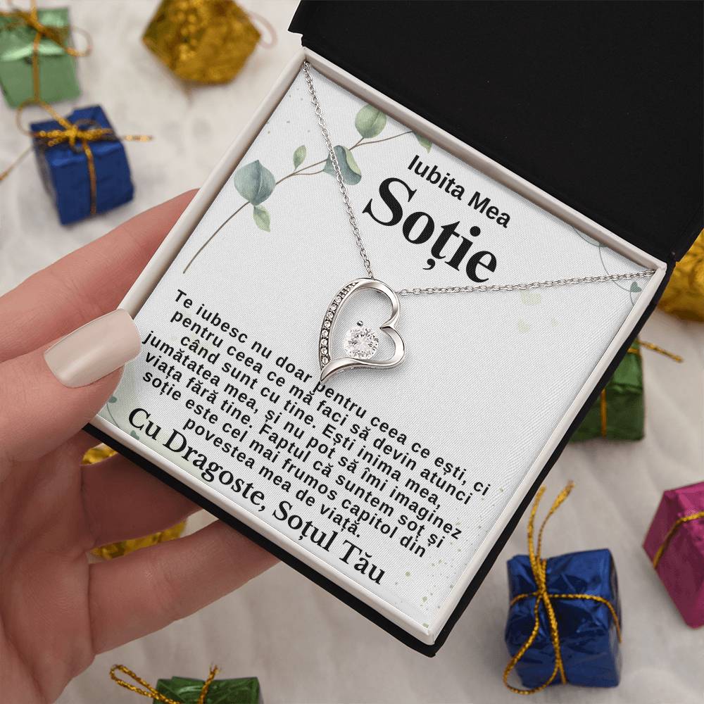 Beloved Wife - Heart Statement Necklace
