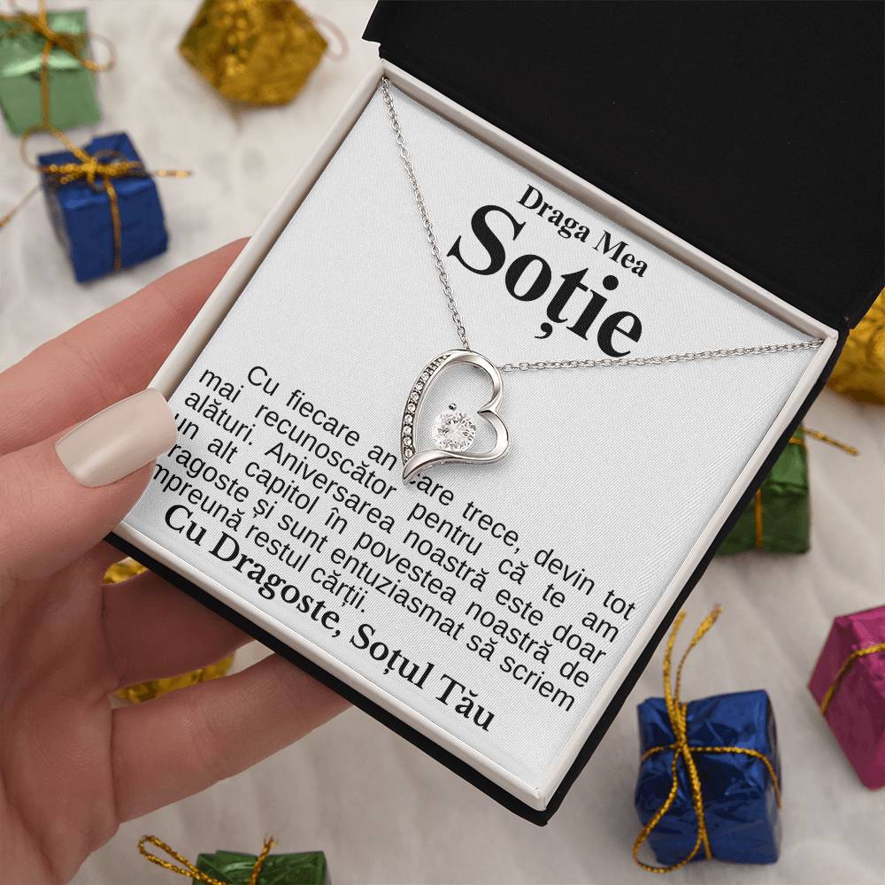 Draga Mea Soție-Colier Heart Diamond