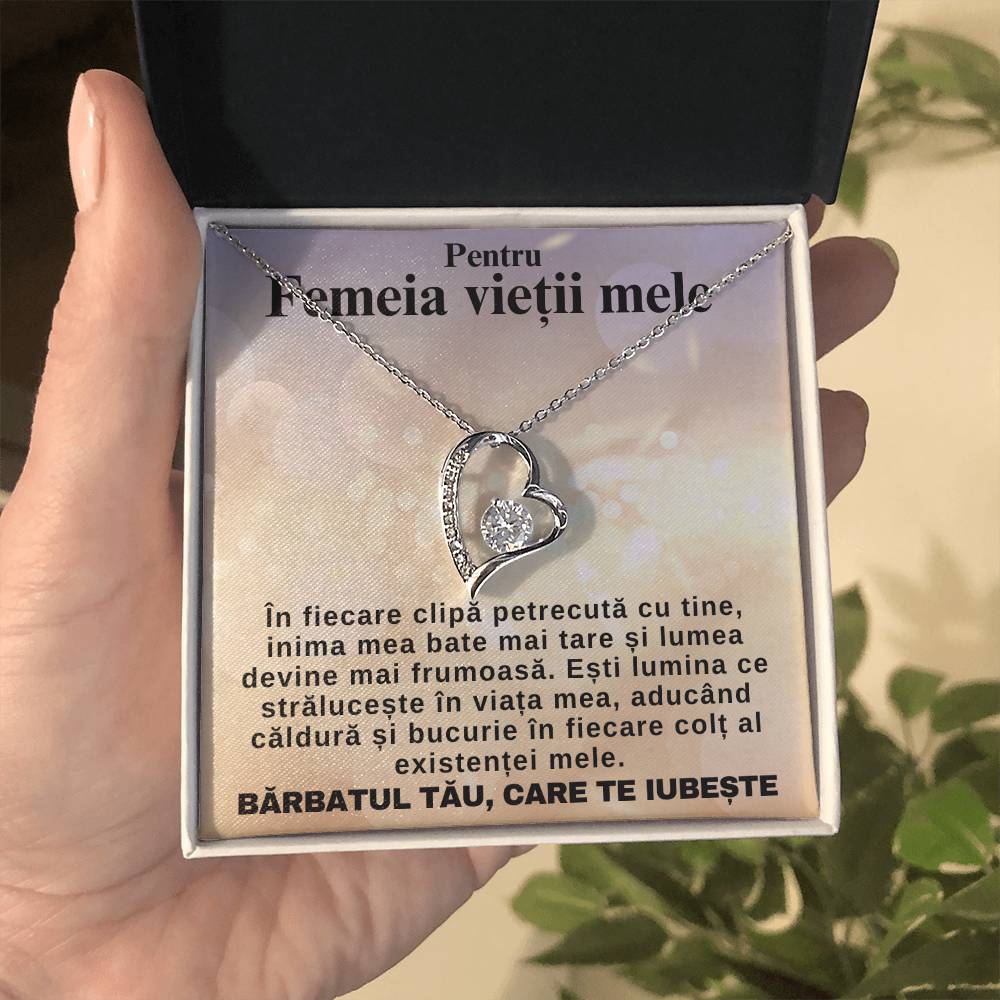 The Woman of My Life – Heart Necklace