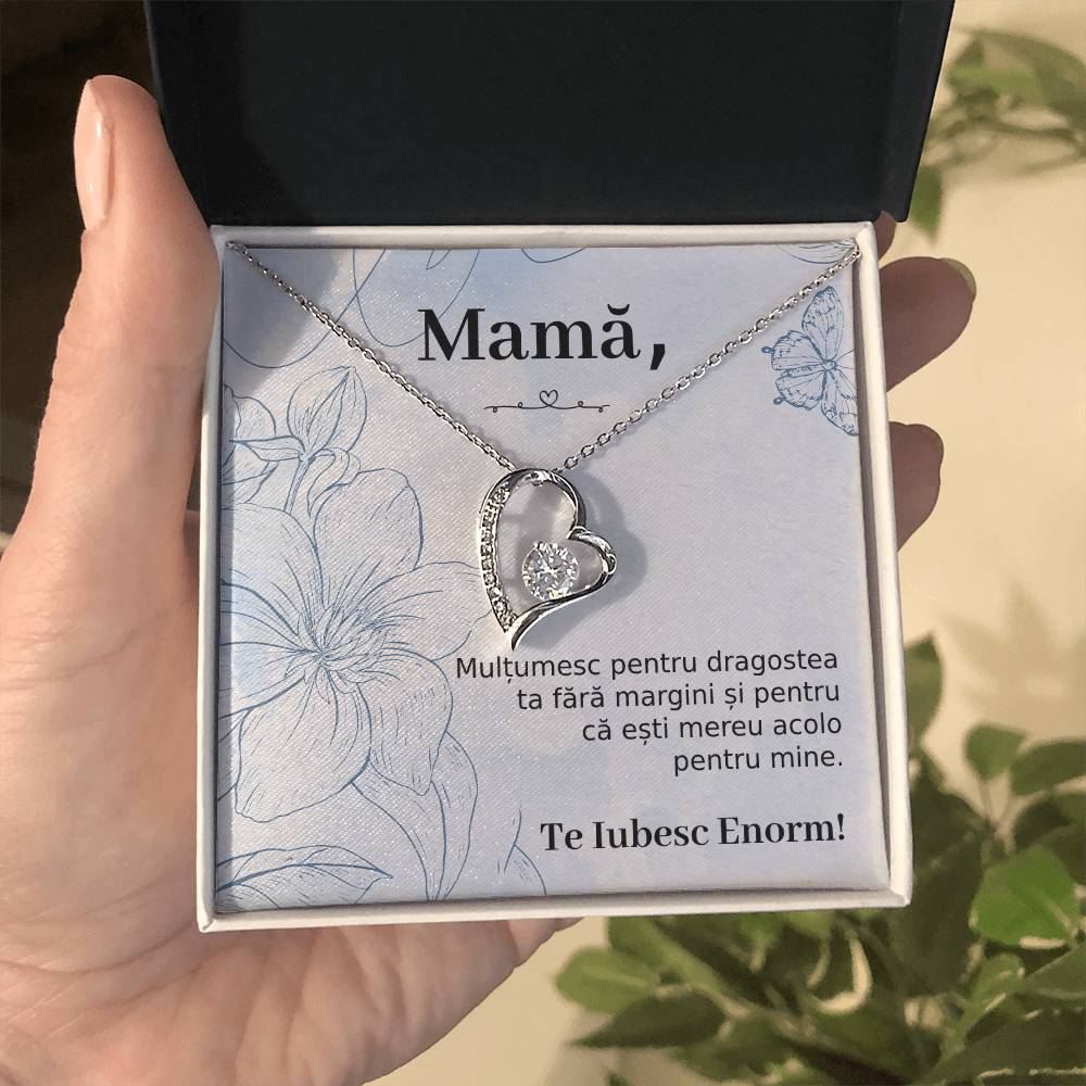 Mama - colier inimă