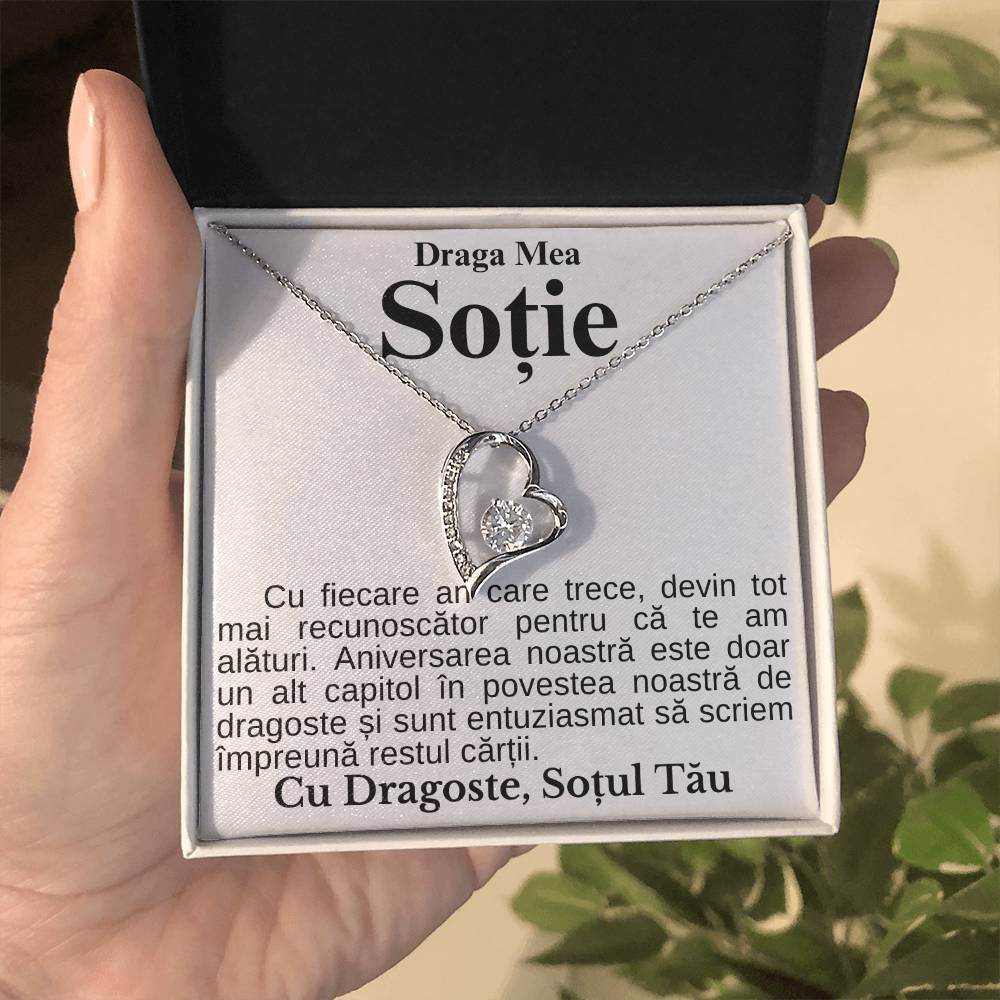 Draga Mea Soție-Colier Heart Diamond