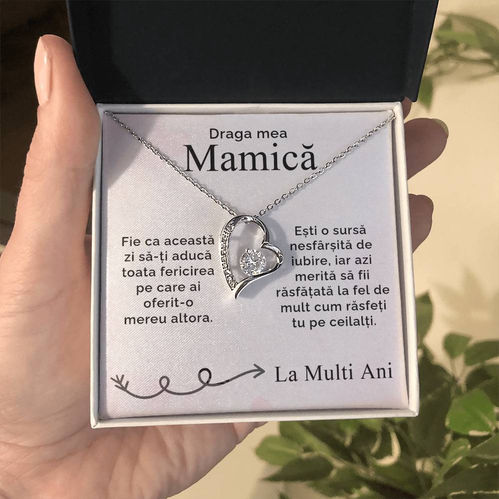 Draga Mea Mamică - Colier Inimă