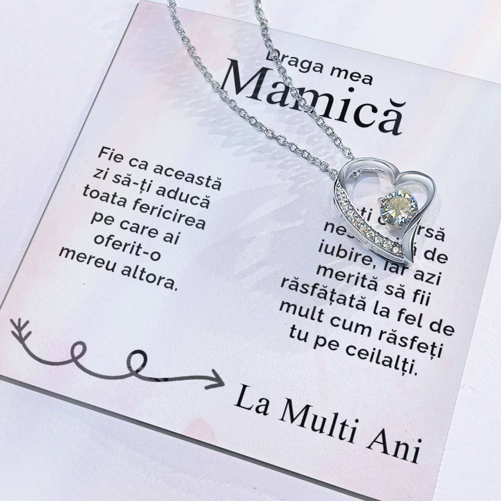 Draga Mea Mamică - Colier Inimă