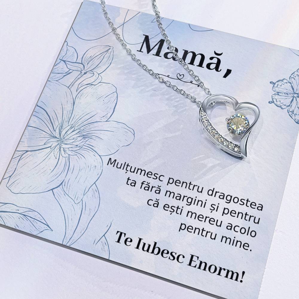 Mama - colier inimă